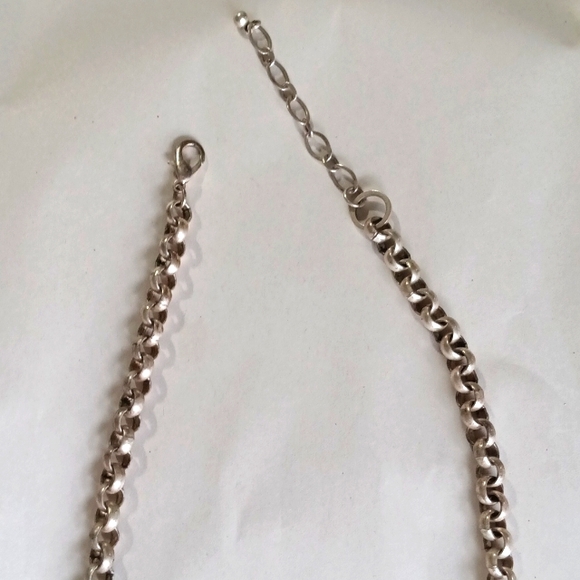 Origami Owl~ Silver chain link charm necklace 🩵💎 - Picture 3 of 4